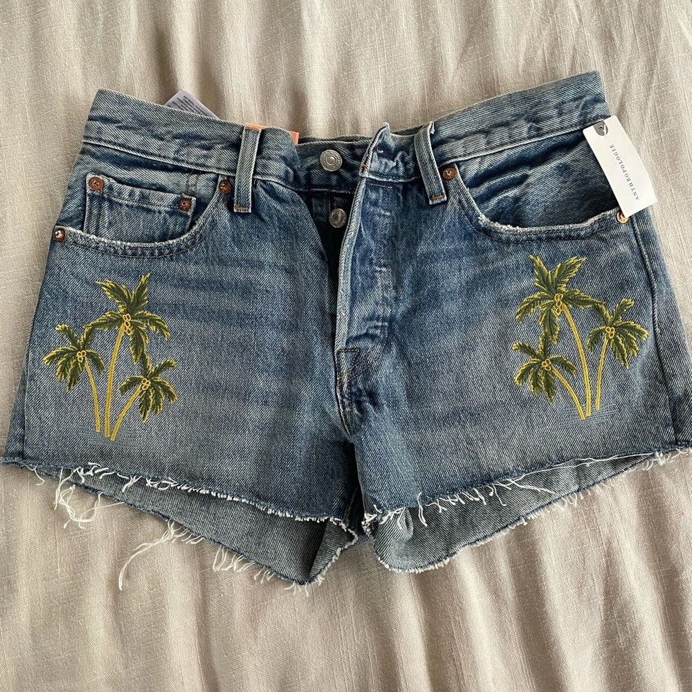 Levi denim shorts